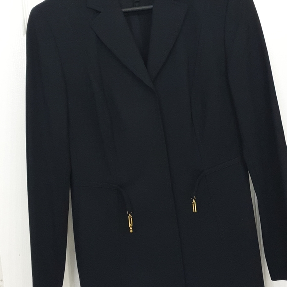 Escada navy jacket - Picture 6 of 8